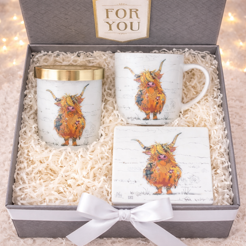 Highland Cow Luxury Gift Set