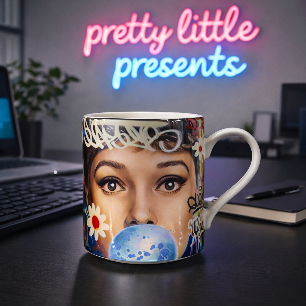 Urban Art Bubble Portrait Mug