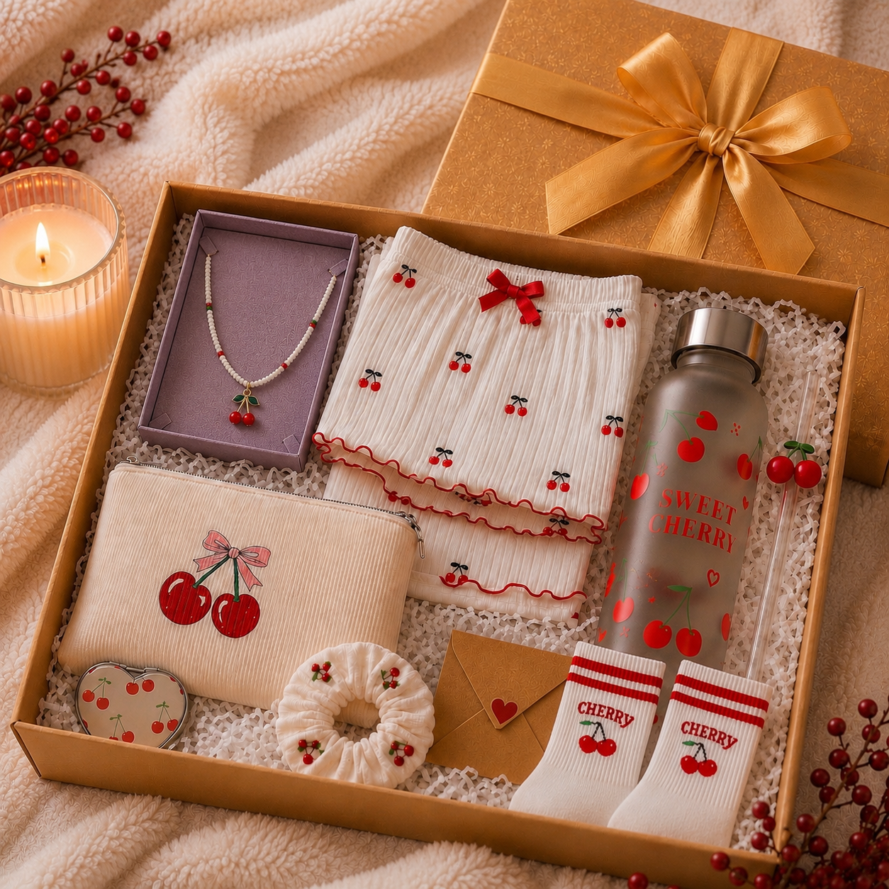 Cherry Girl Holiday Essentials Gift Set