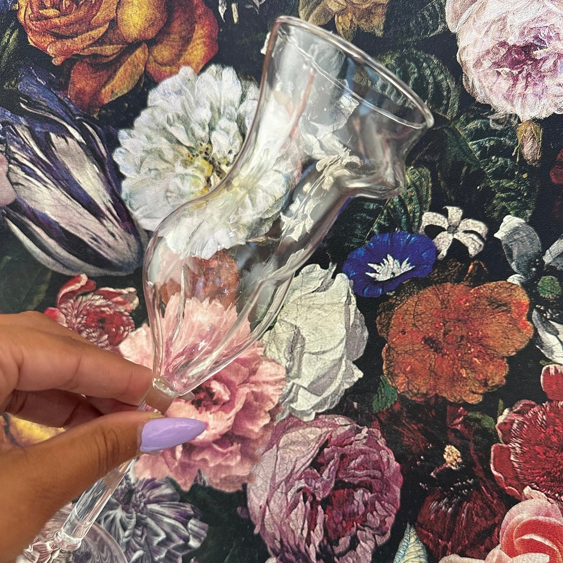 Female Body Champagne Glass