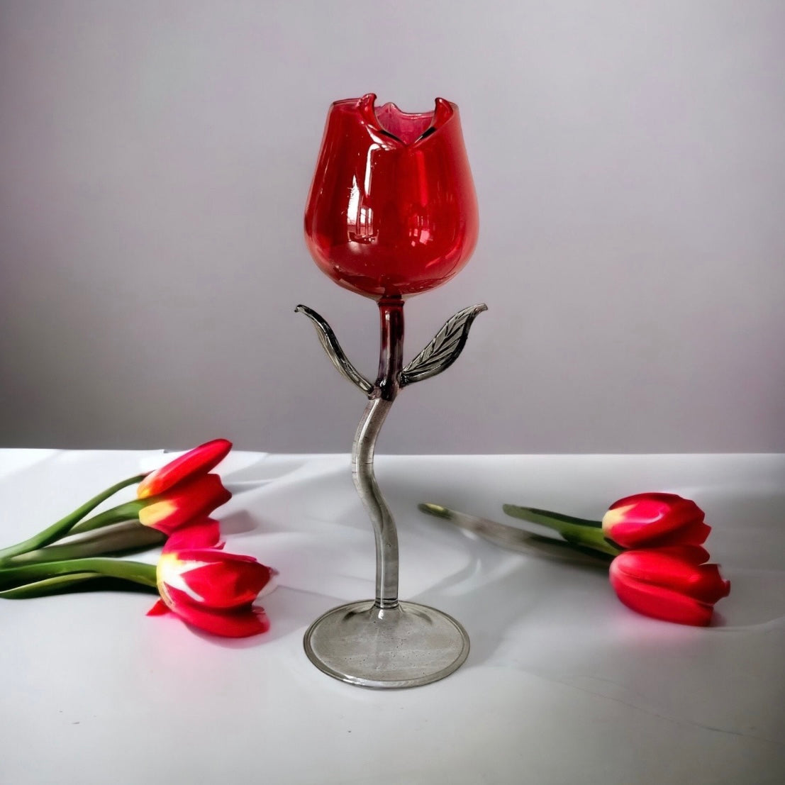 Rose Champagne Glass