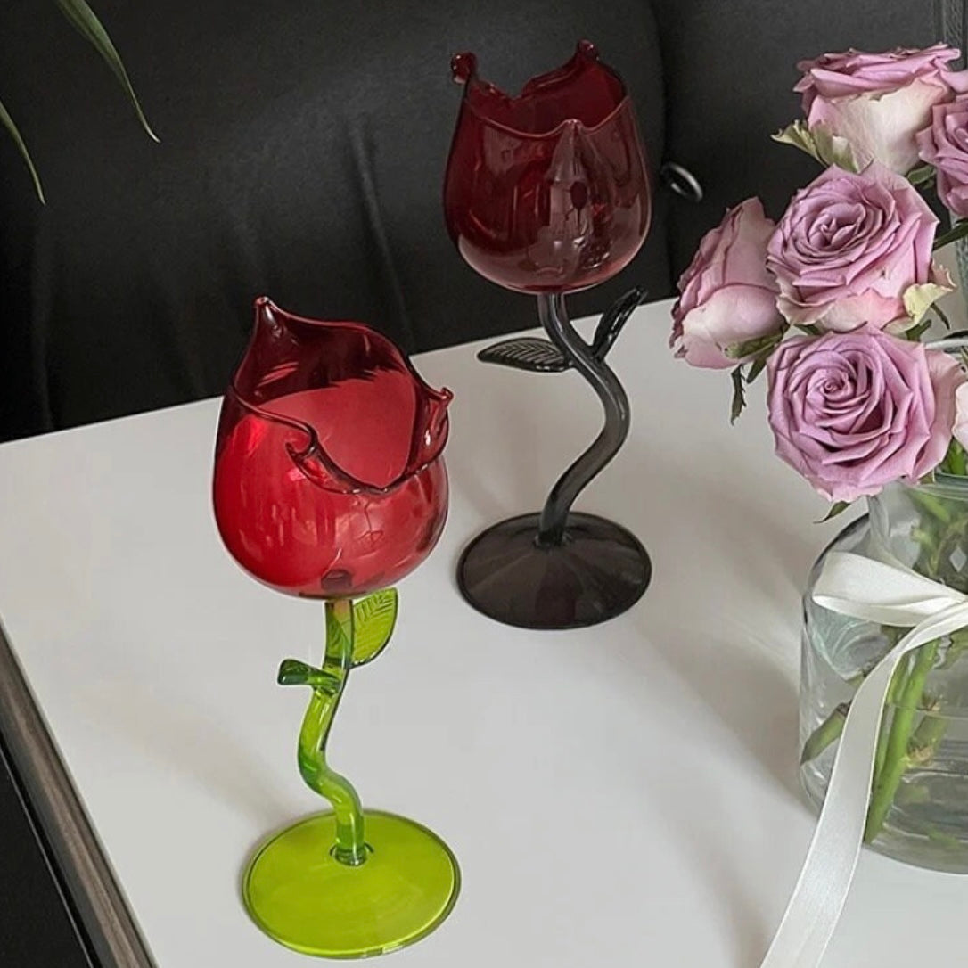 Rose Champagne Glass