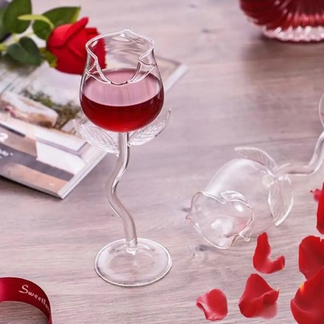 Rose Champagne Glass