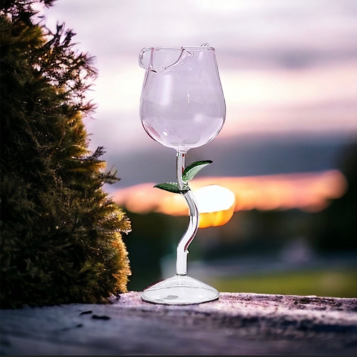 Rose Champagne Glass