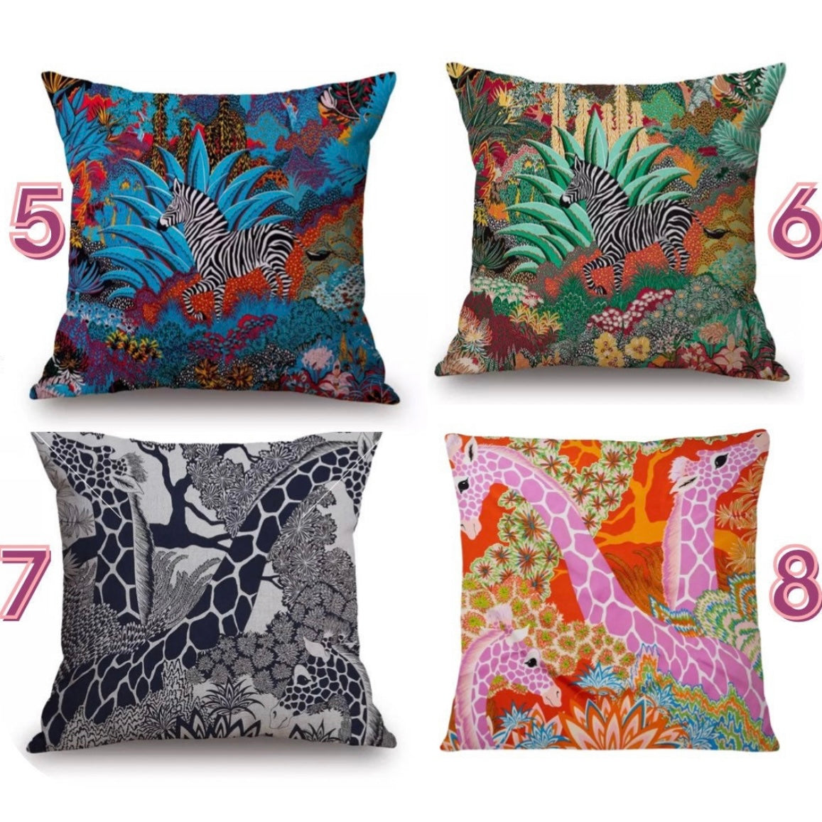 Tropical Bohemian Cushions