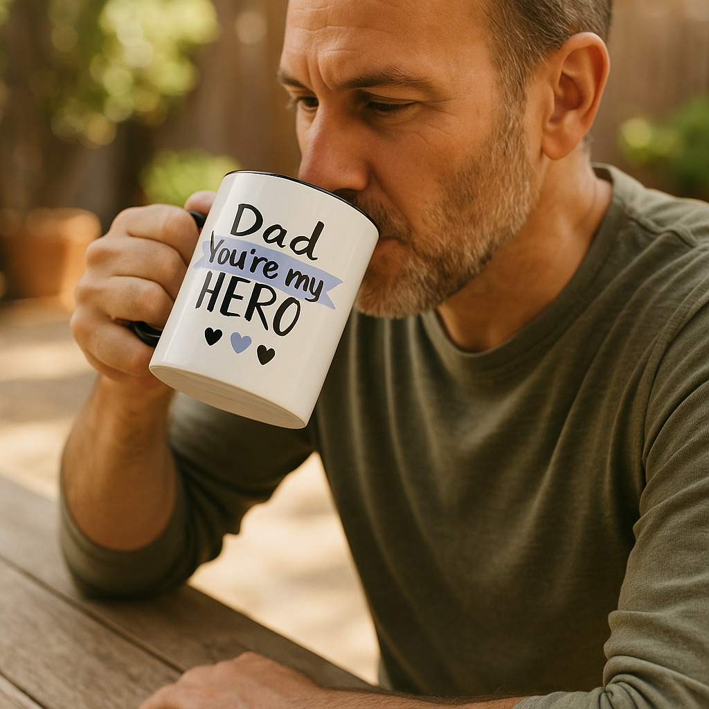 Best Dad Ever Slogan Mug