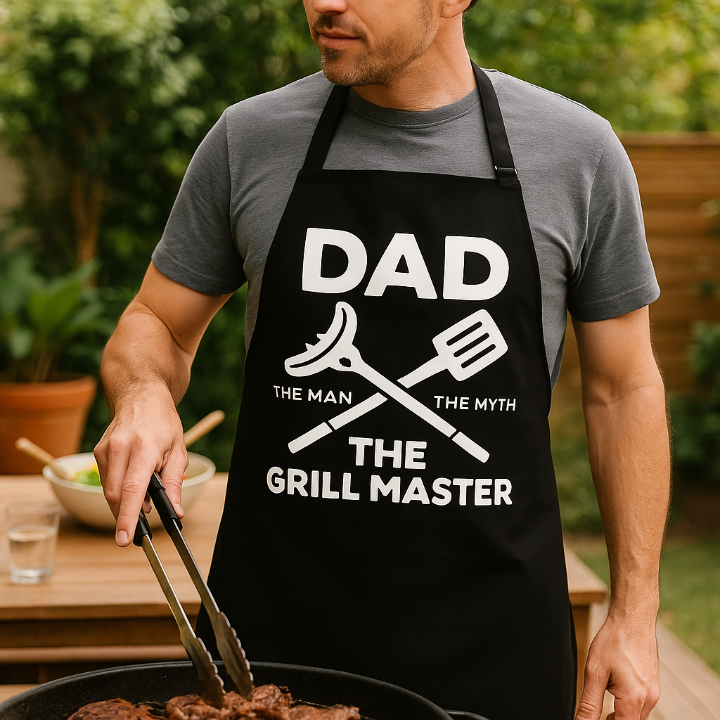 Dad The Grill Master Apron