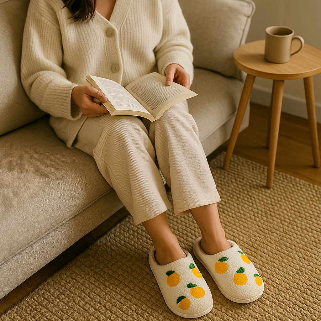 Amalfi Coast Lemon Slippers
