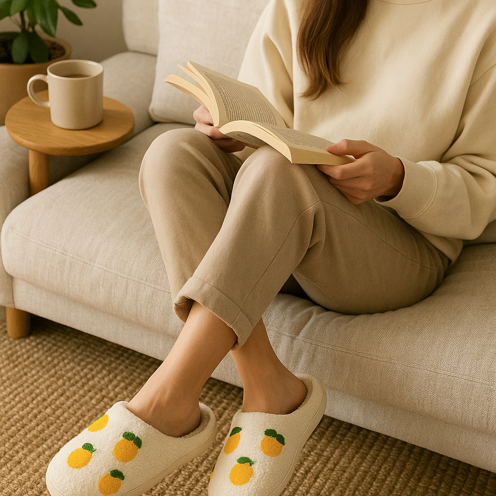 Amalfi Coast Lemon Slippers