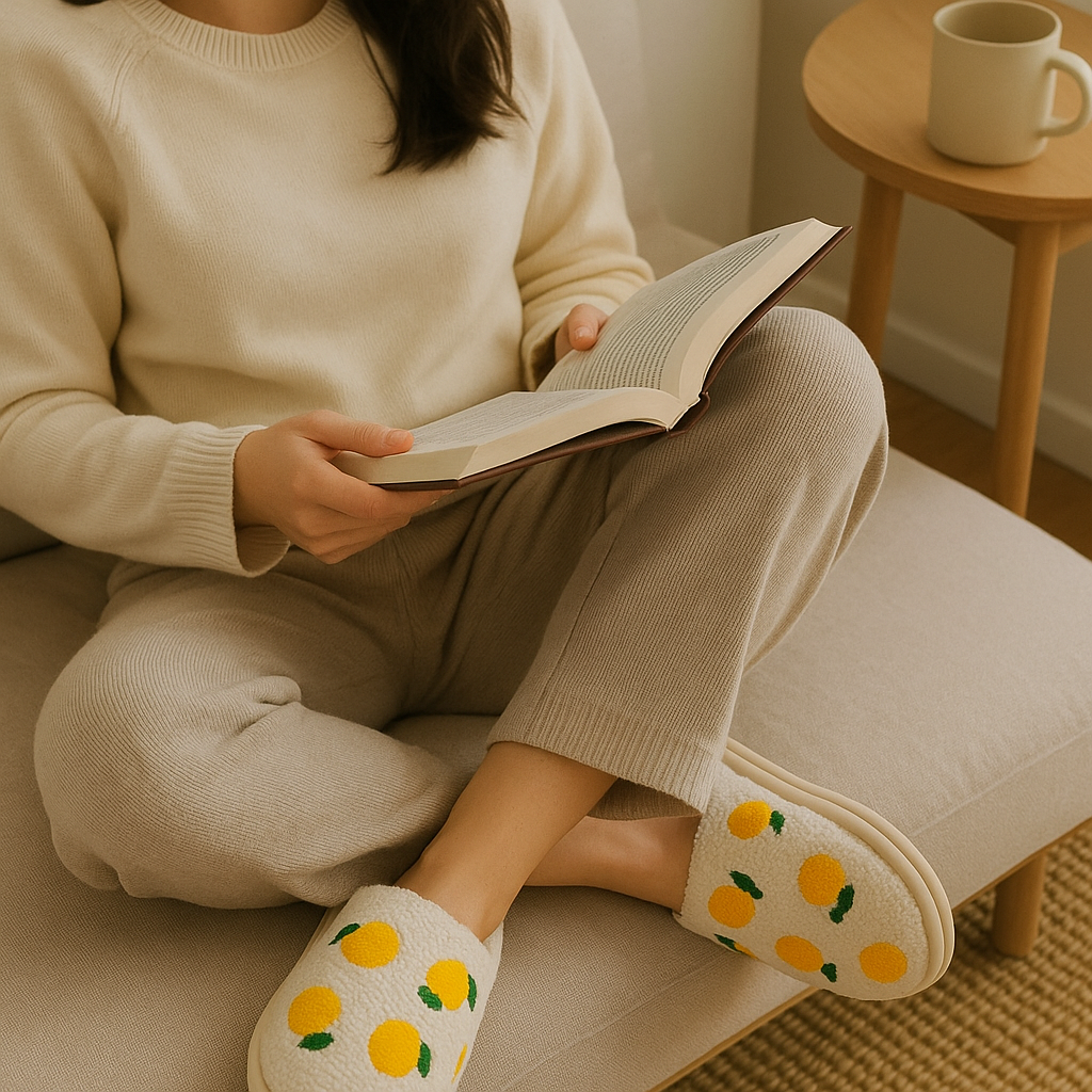 Amalfi Coast Lemon Slippers