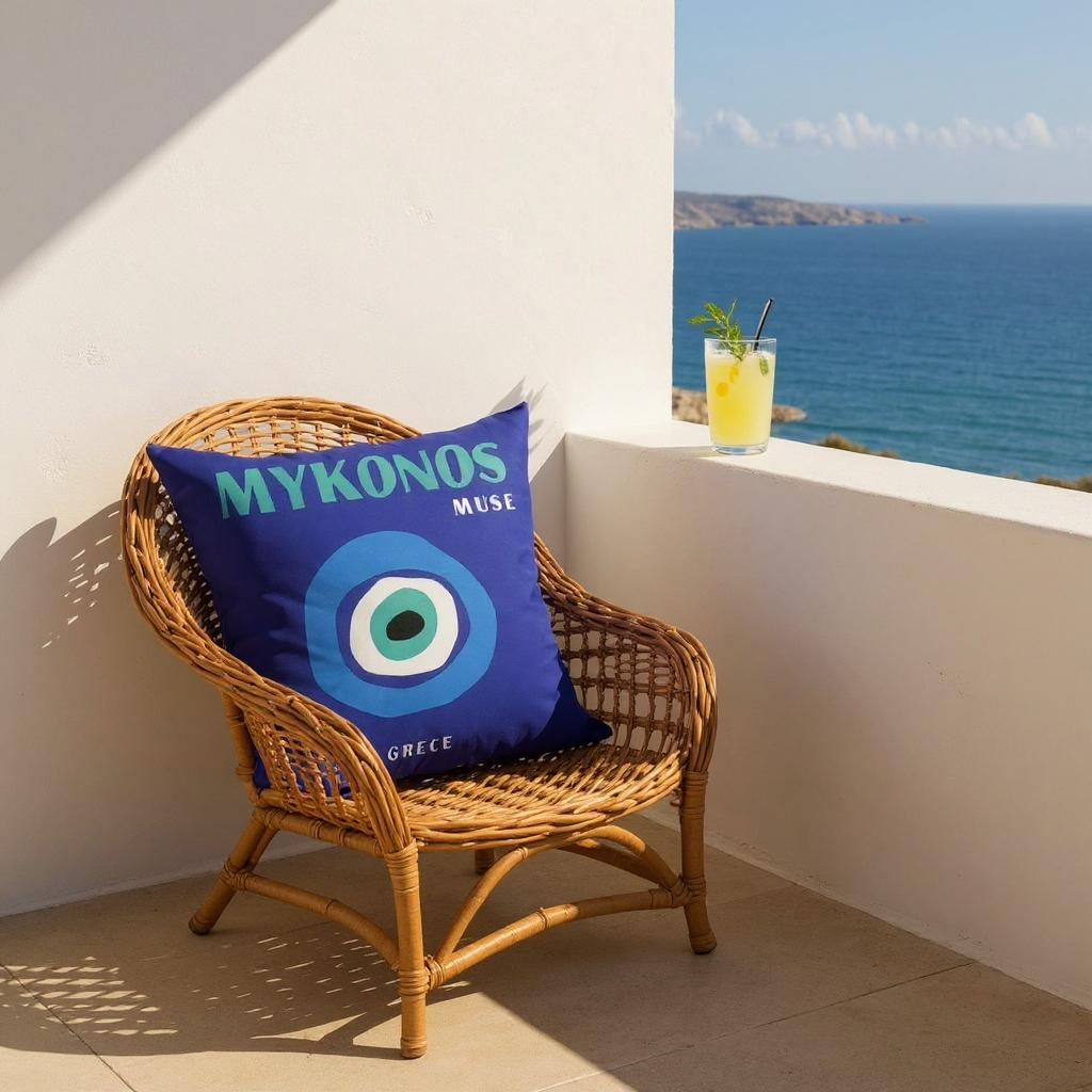 Set Of Four Coastal Cushion Covers