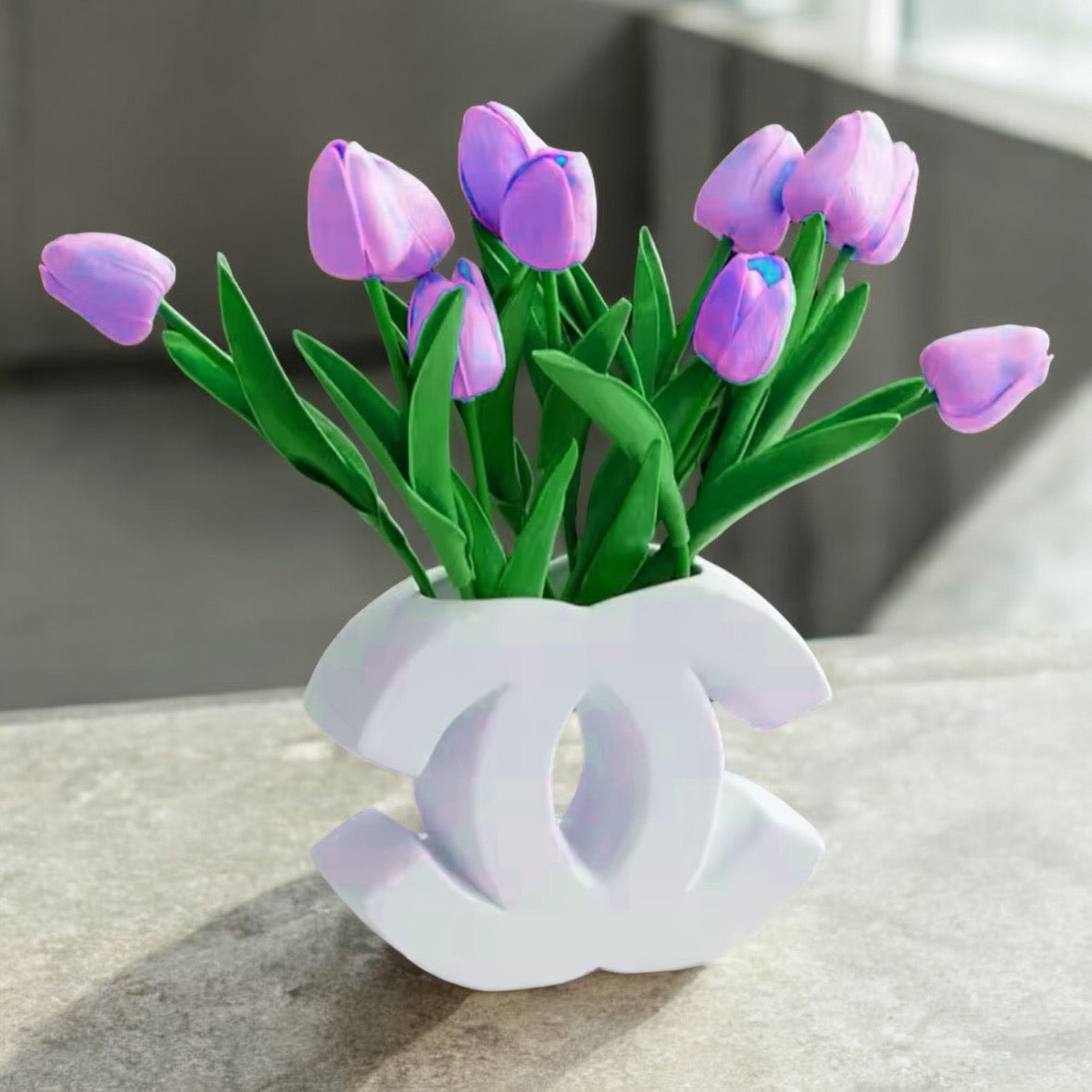 Intertwined Contemporary Ceramic Vase