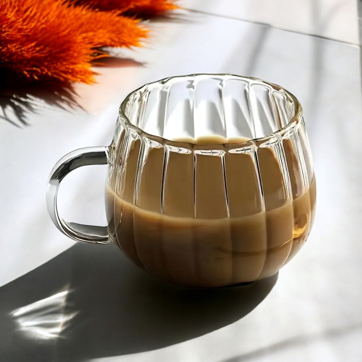 Set Of Two Pumpkin Mugs