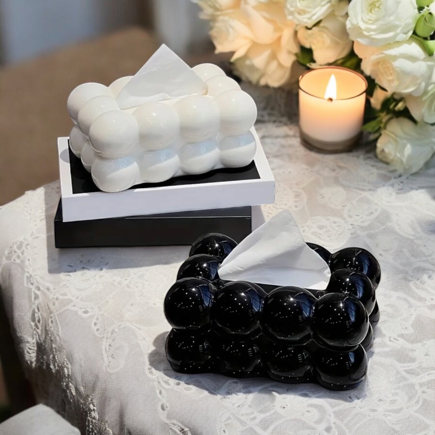 Bubble Style Tissue Box