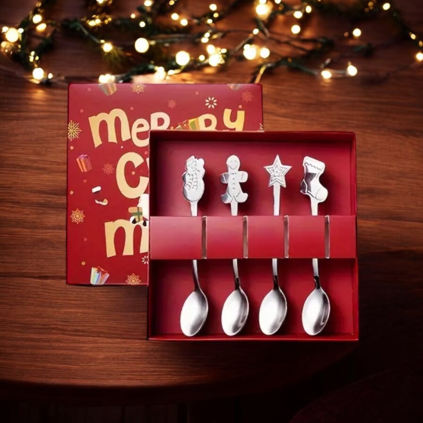 Unique Christmas Themed Spoon Set