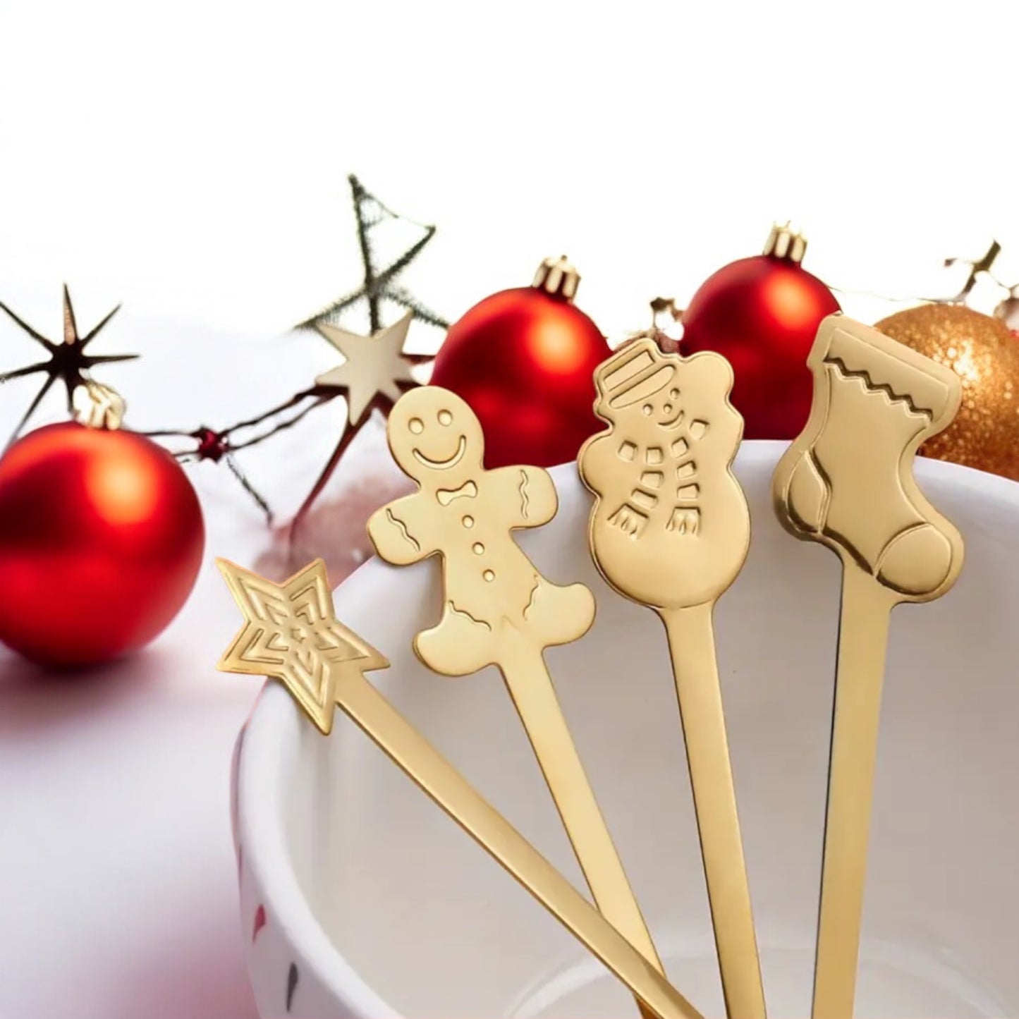 Unique Christmas Themed Spoon Set