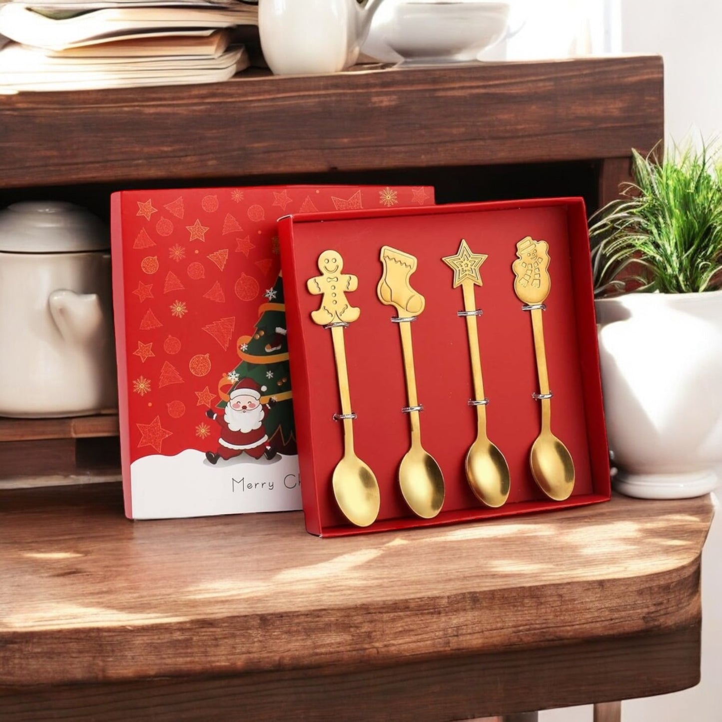 Unique Christmas Themed Spoon Set