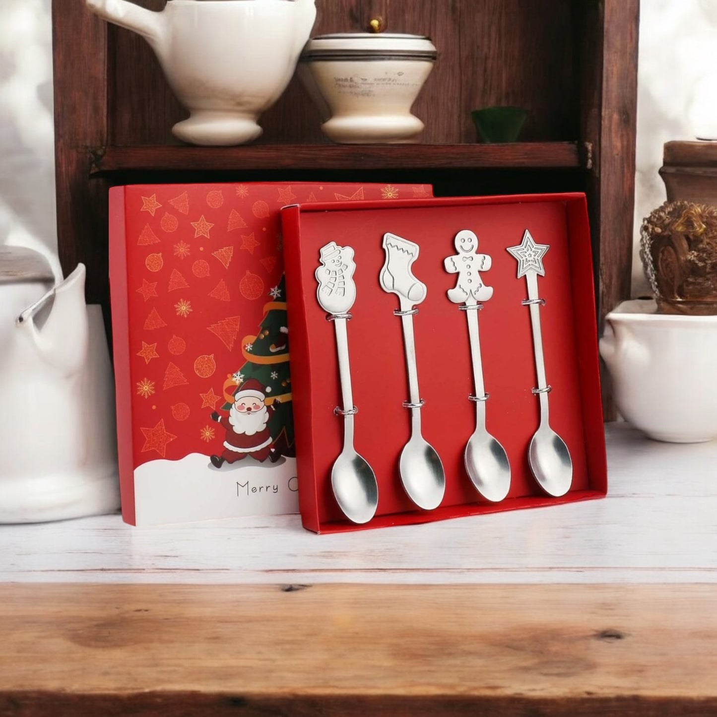 Unique Christmas Themed Spoon Set