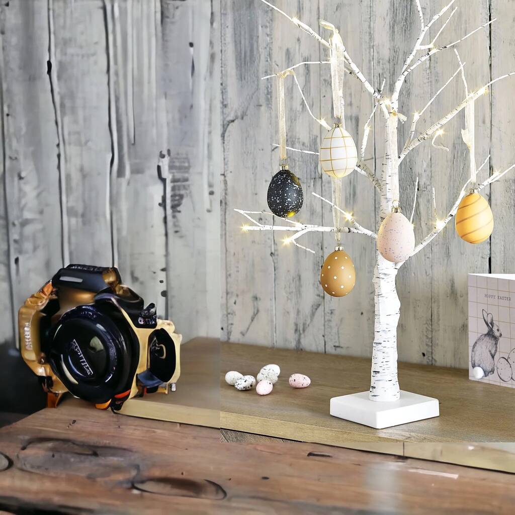 White Twig Light Up Christmas Tree