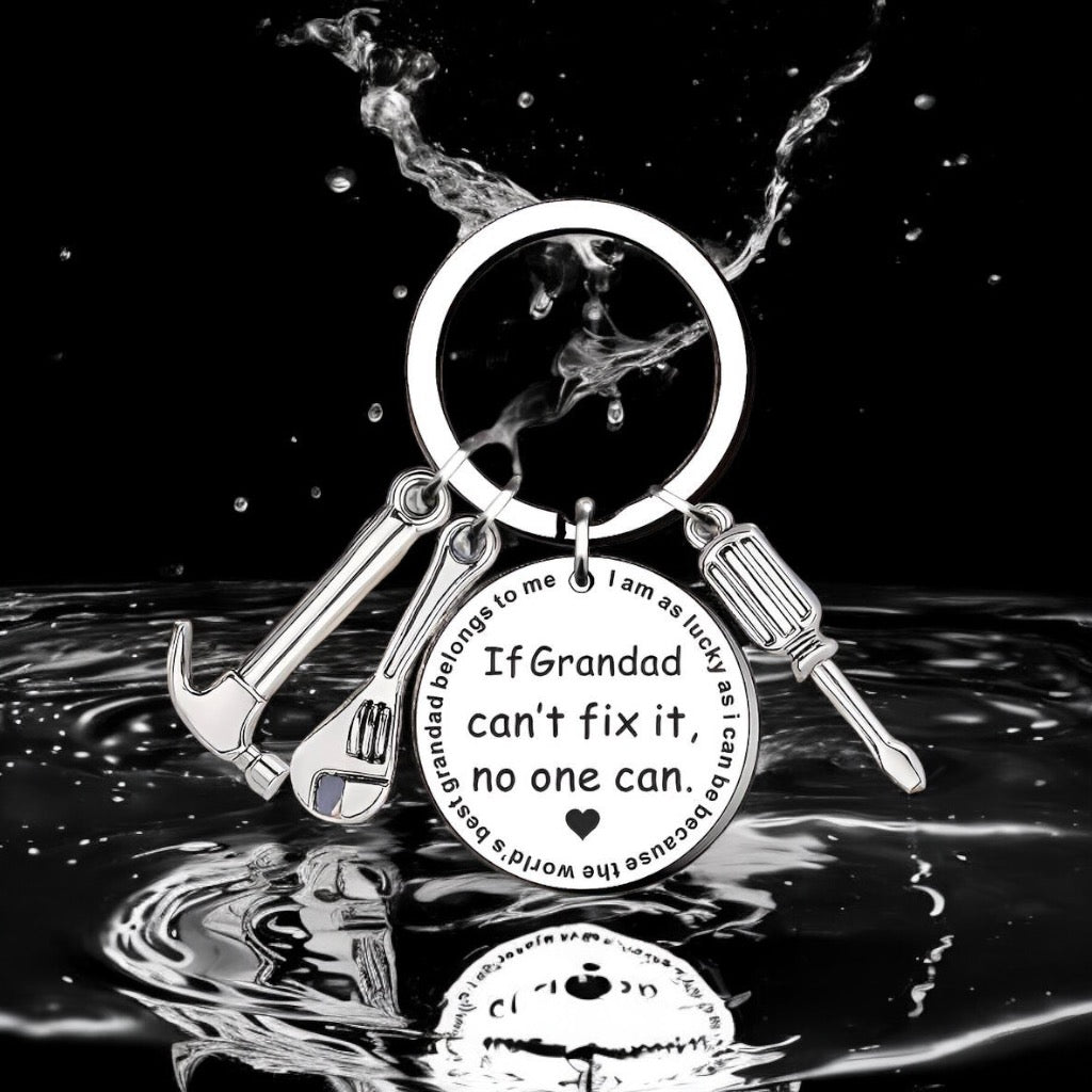 Heartfelt Keychain ~ Gift For Grandad