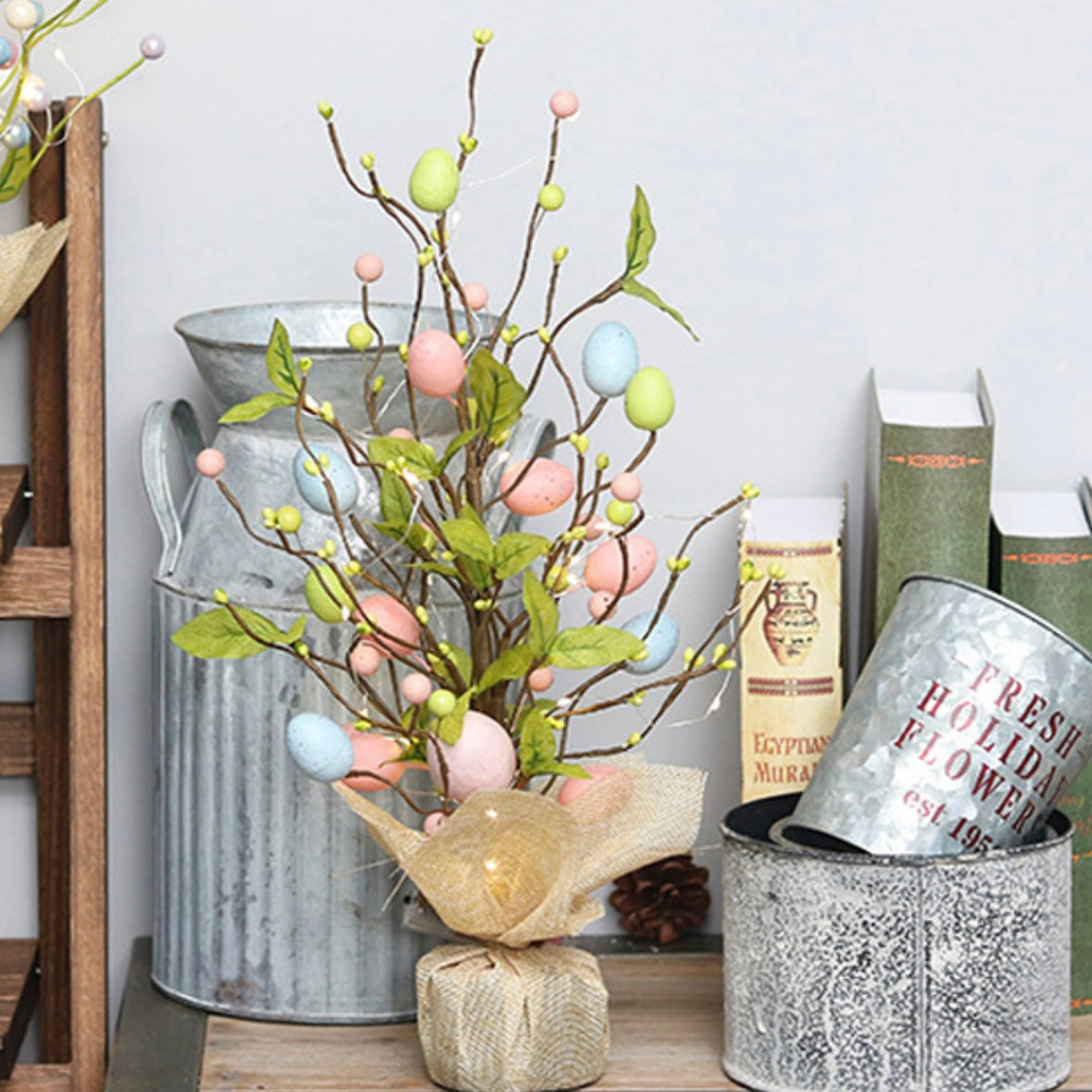 Light Up Easter Egg Tree