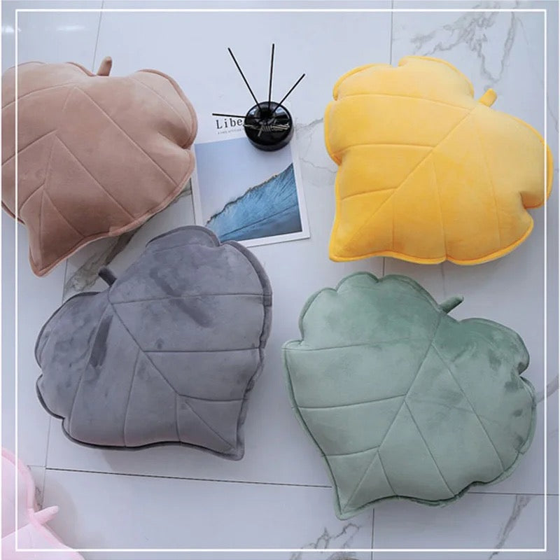 Handmade Leaf Cushion