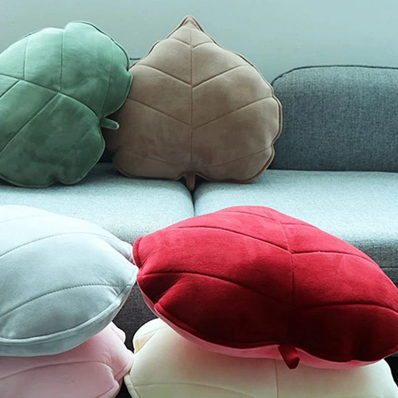 Handmade Leaf Cushion