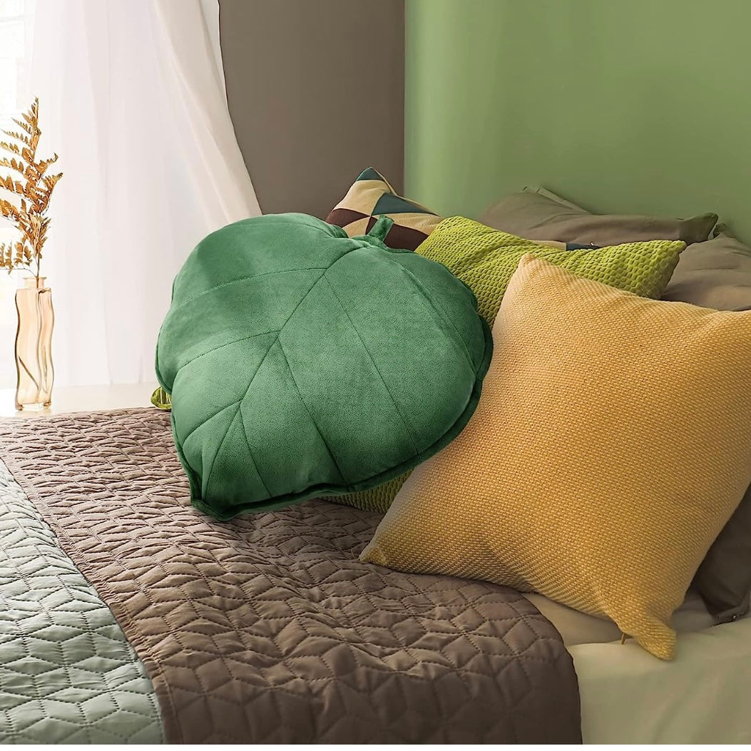 Handmade Leaf Cushion