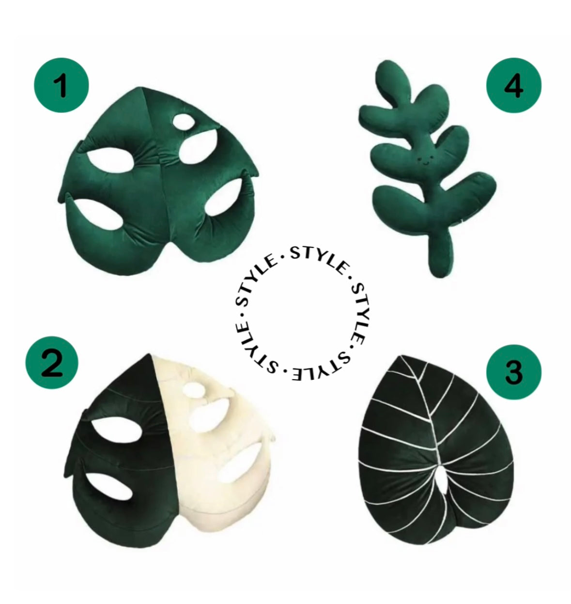 Luxury Leaf Cushions