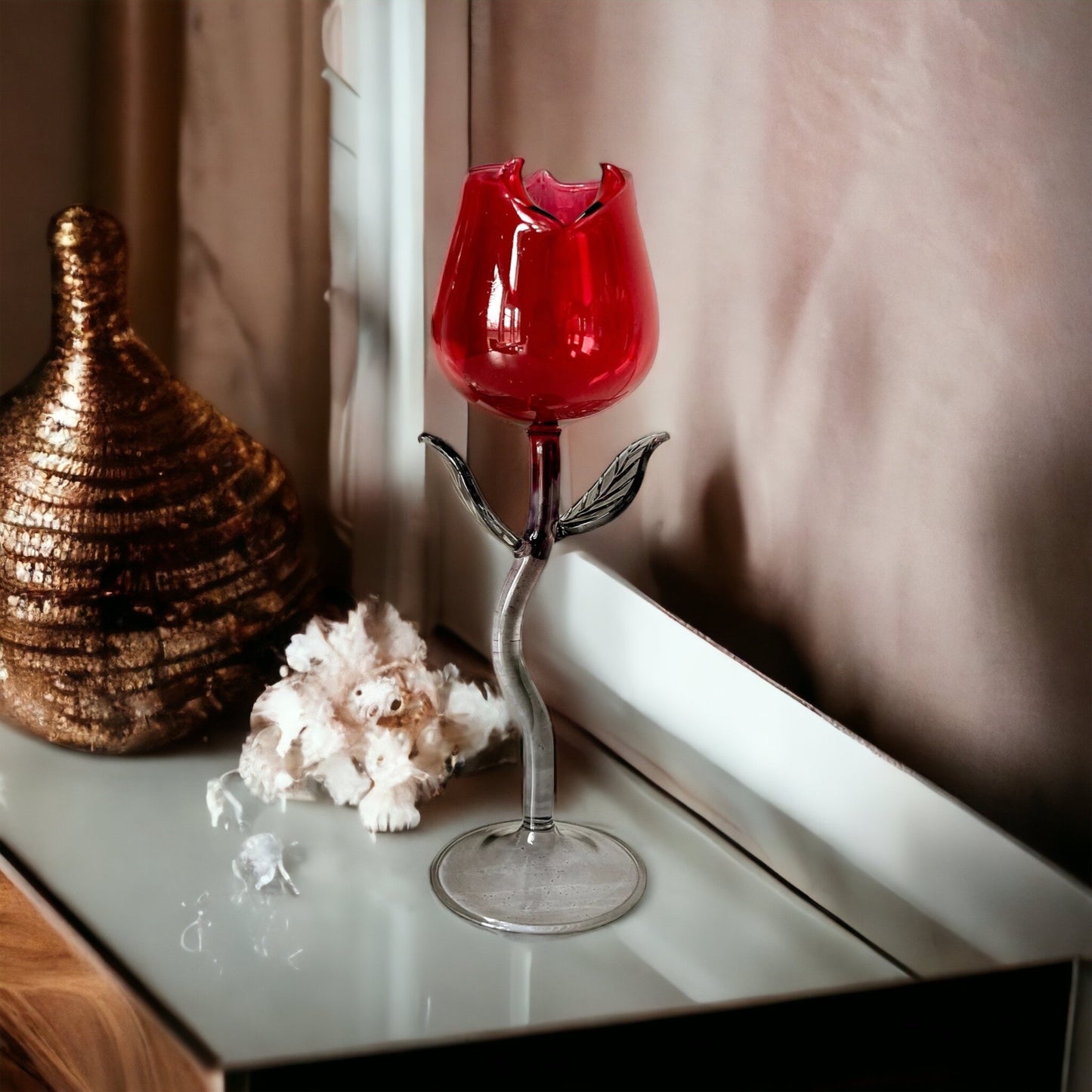 Rose Champagne Glass