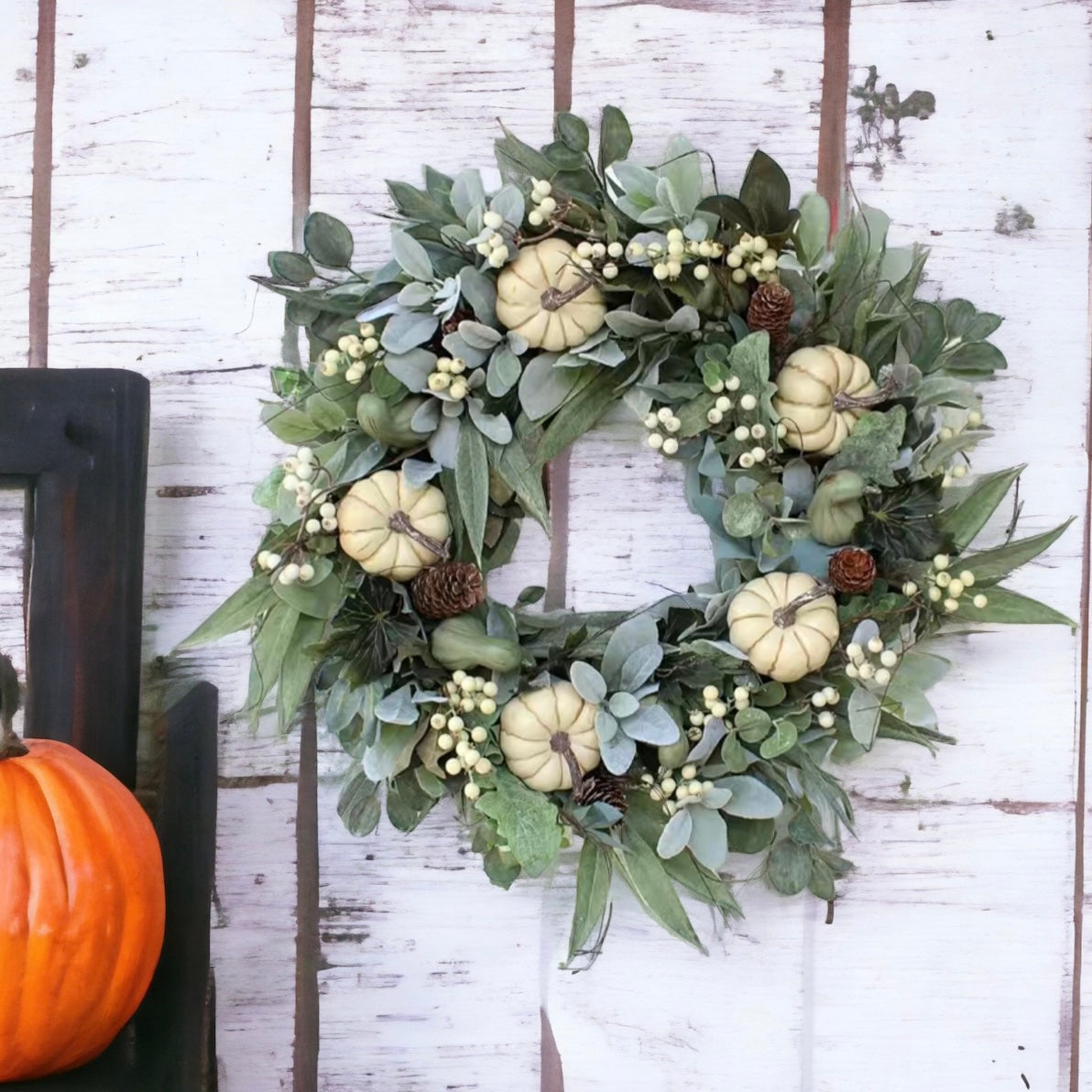 Autumn Pumpkin Wreath