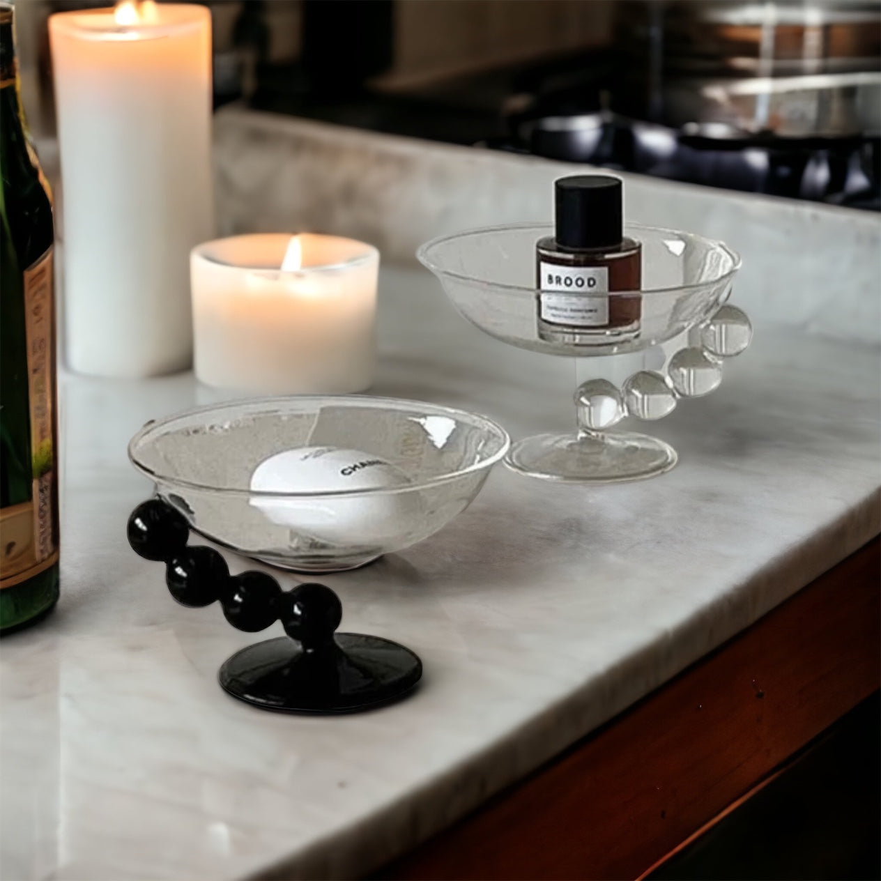 Multi Purpose Elevated Glass / Vase