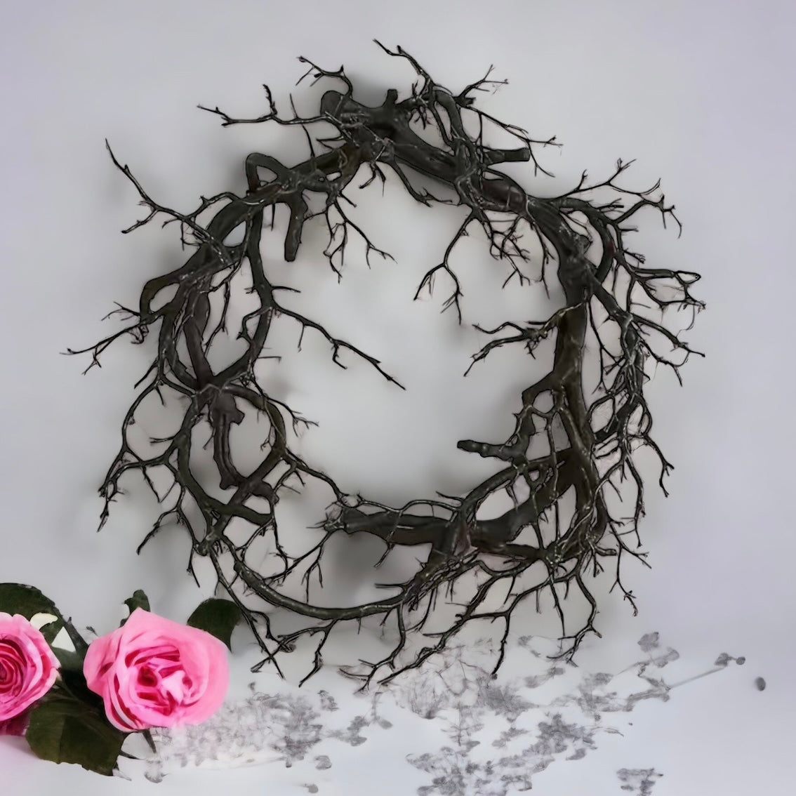 Black Branch Halloween Wreath