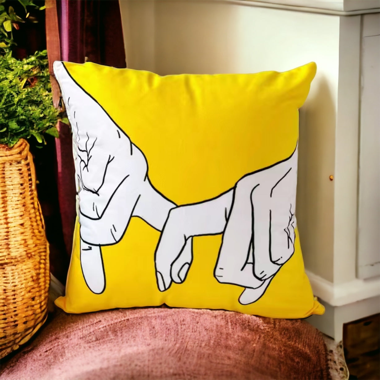 Yellow Themed Chić Cushions