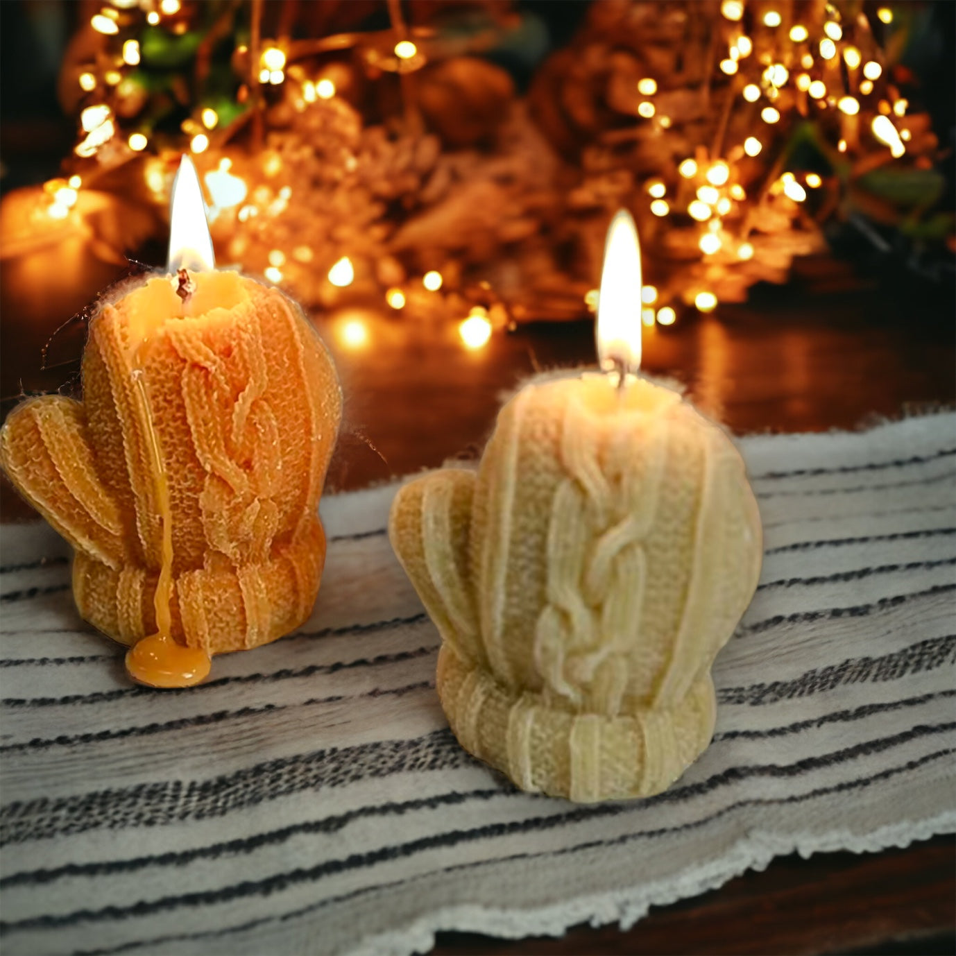 Chić & Unique Mitten Candle