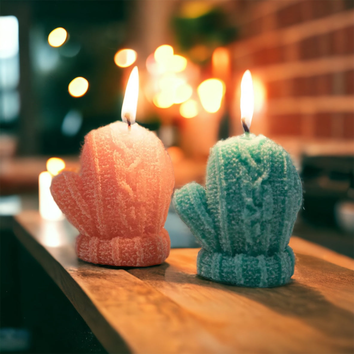 Chić & Unique Mitten Candle