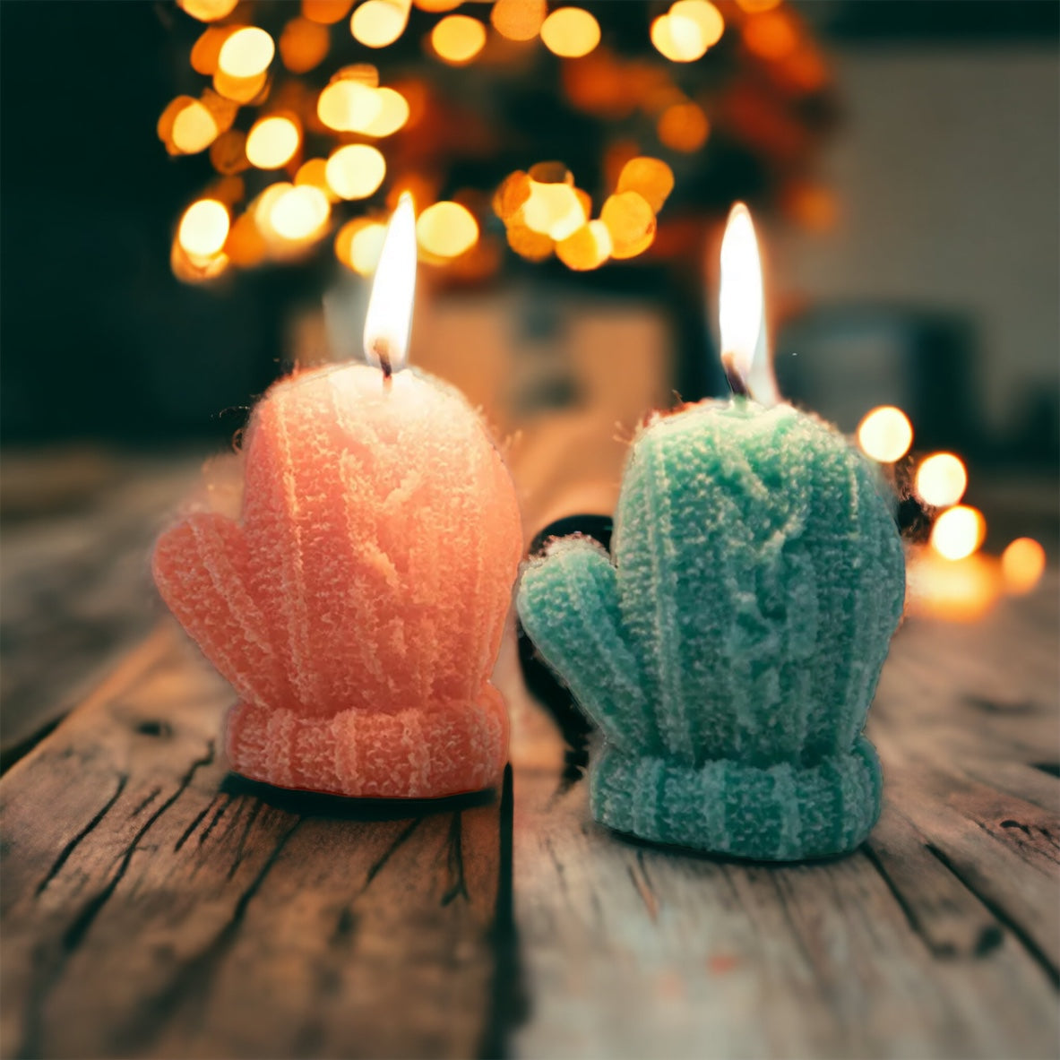 Chić & Unique Mitten Candle