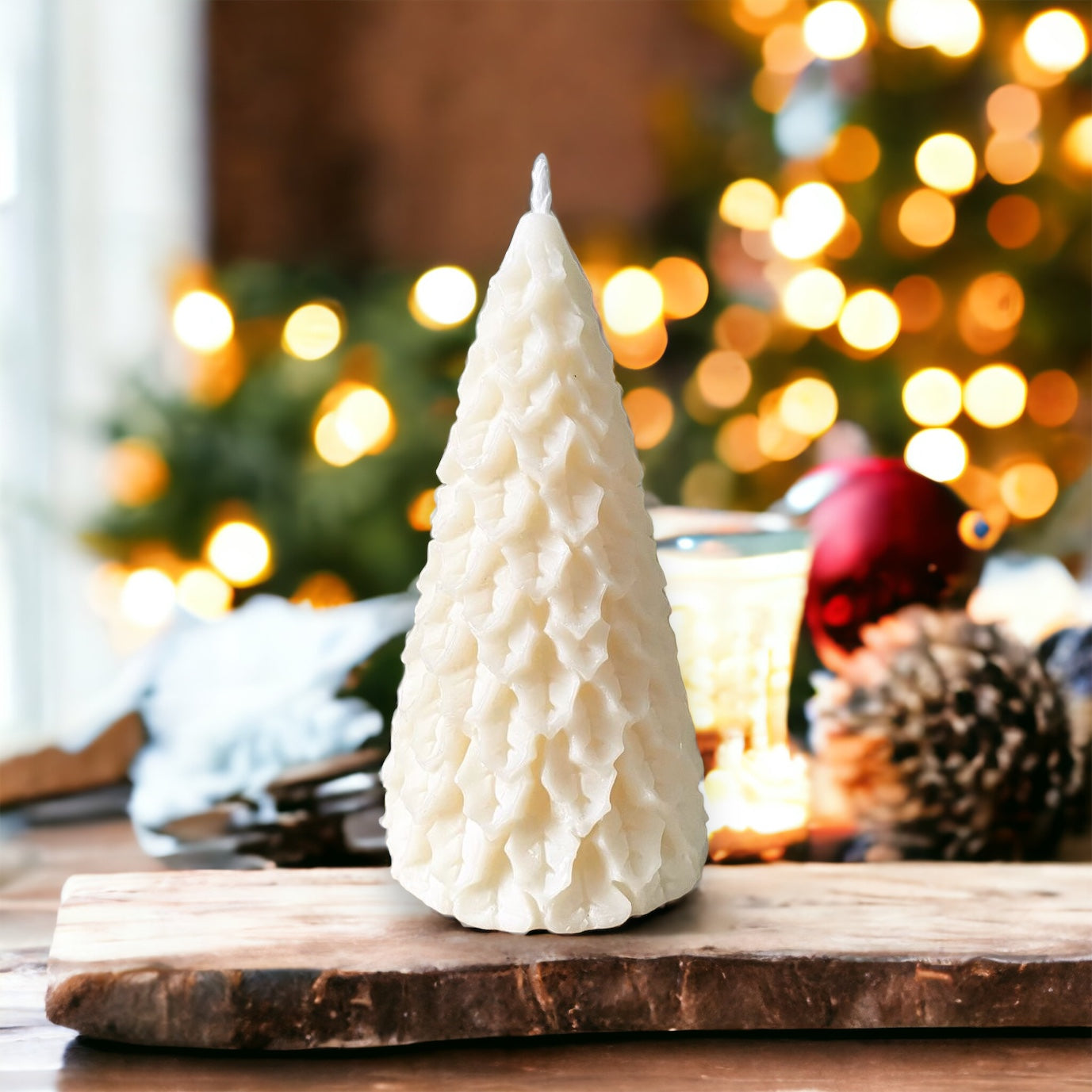 Scented Pine Cone Candle