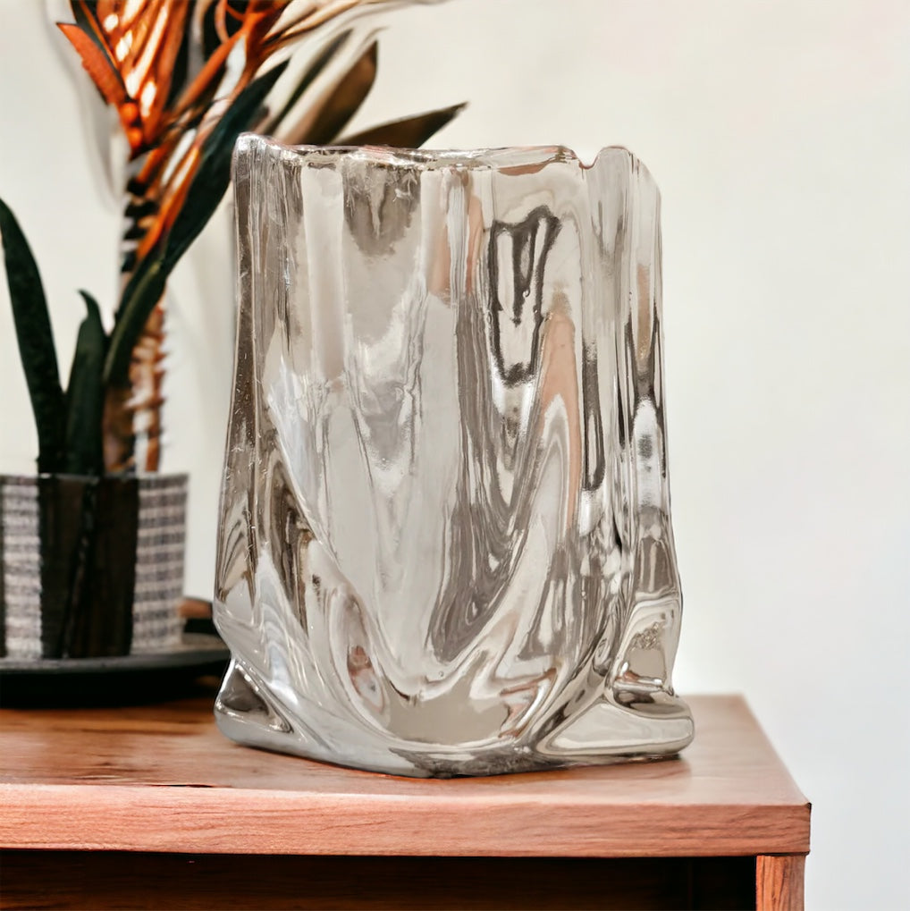 Silver Electroplated Handbag Vase