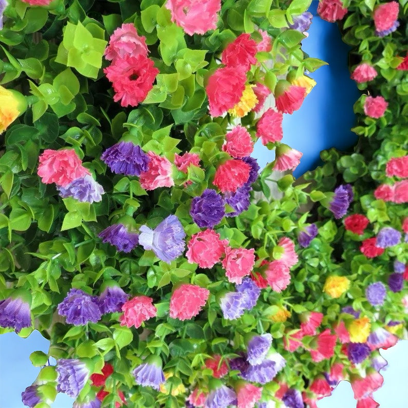 Blooming Flowers Spring Wreath
