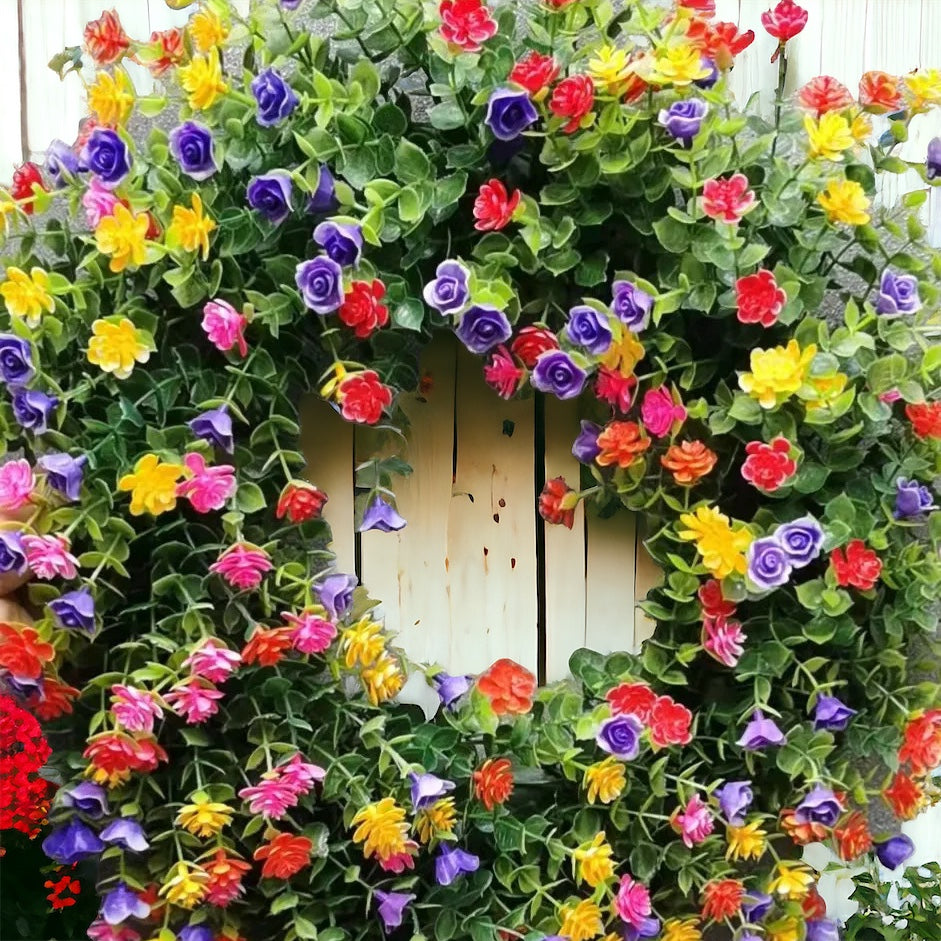Blooming Flowers Spring Wreath