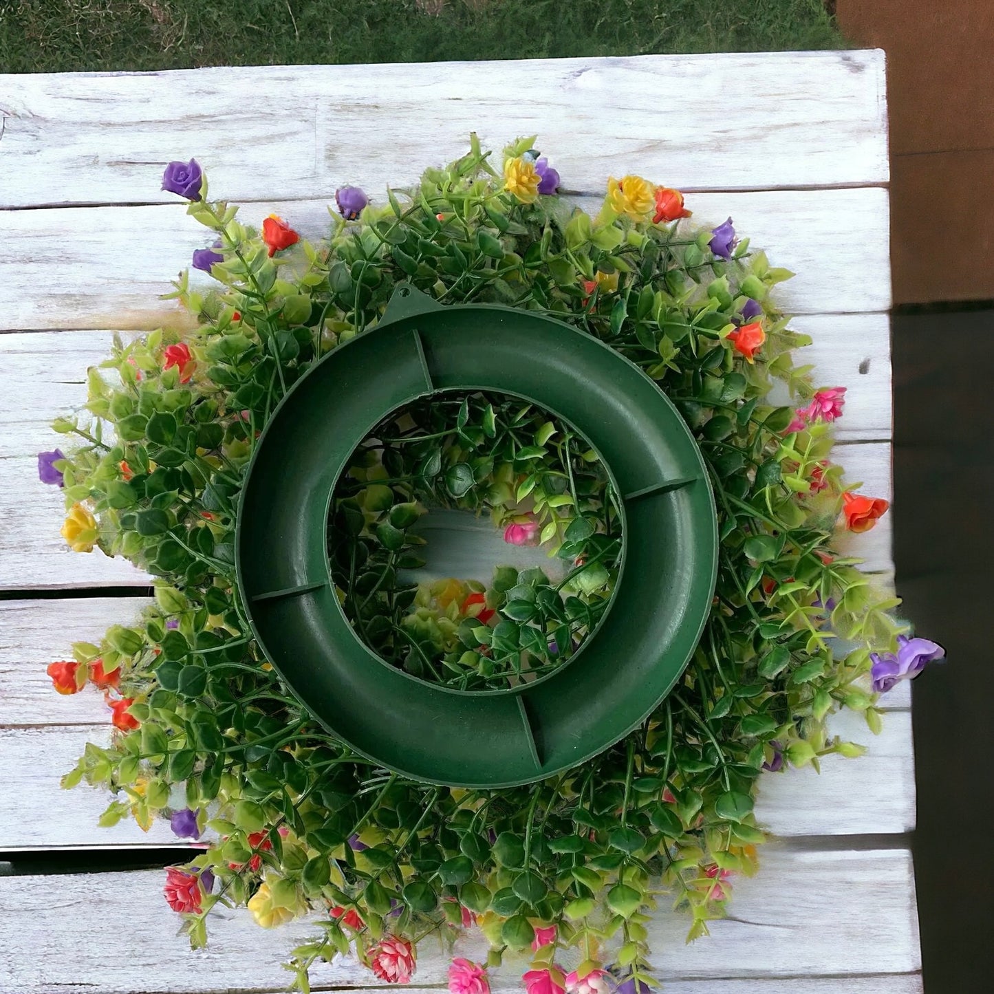 Blooming Flowers Spring Wreath