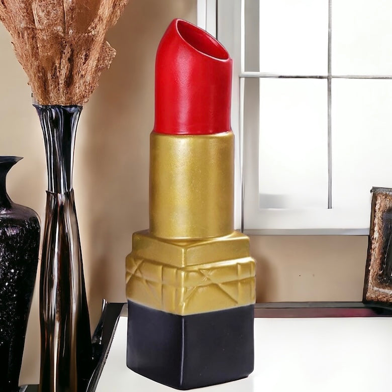 Large Luxury Lipstick Vase
