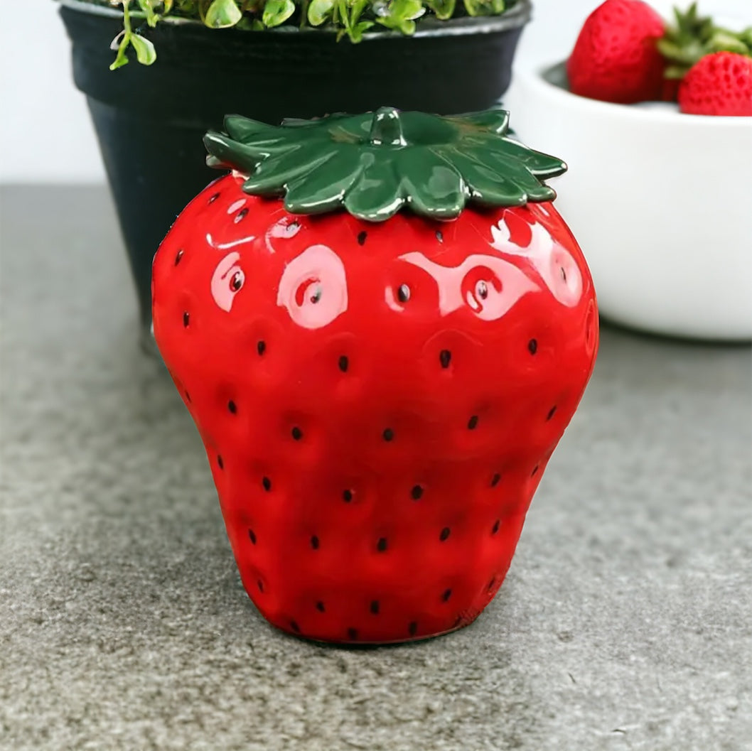 Stunning Strawberry Shape Storage Jar