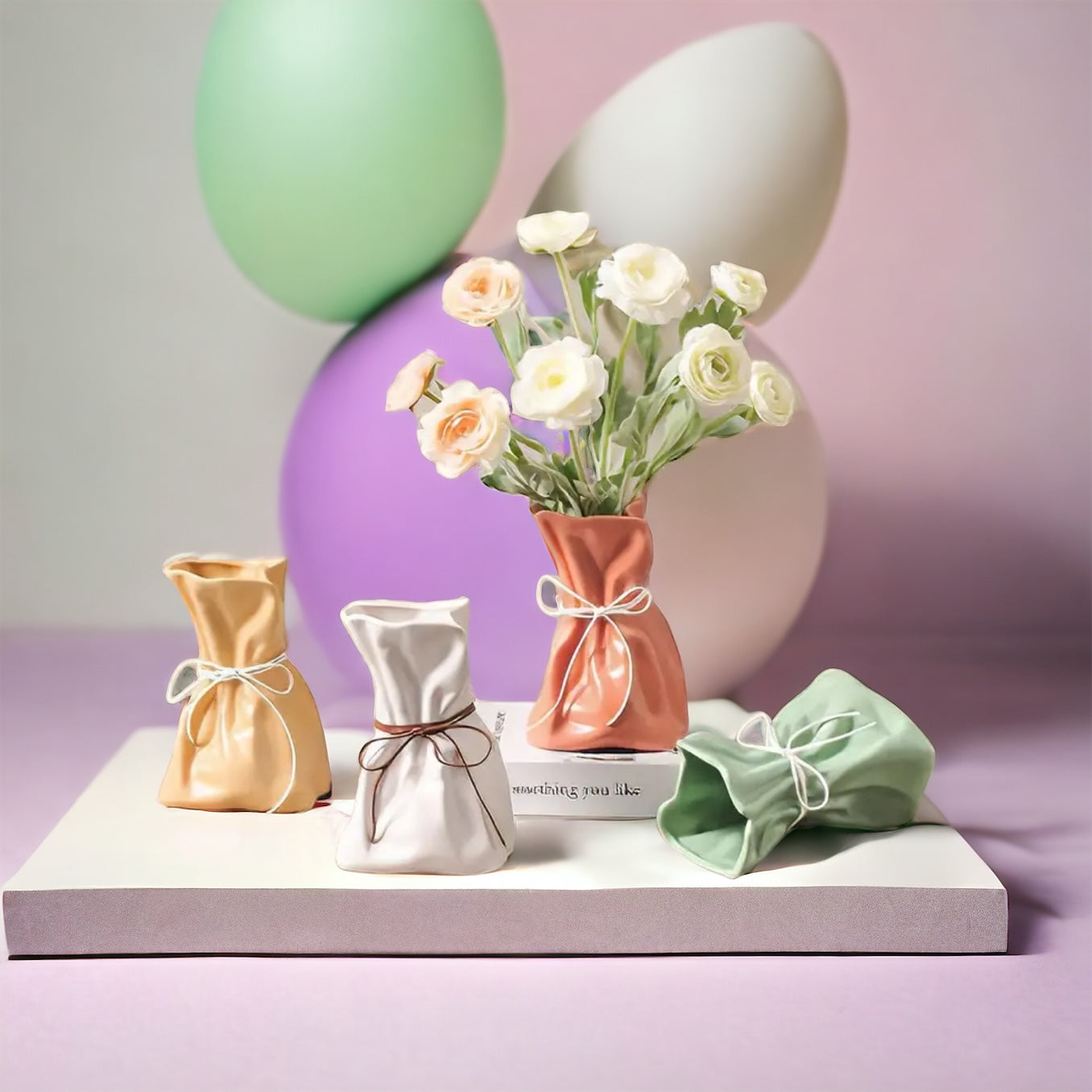 Unique Paper Bag Vase