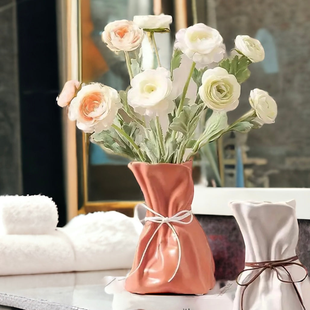 Unique Paper Bag Vase