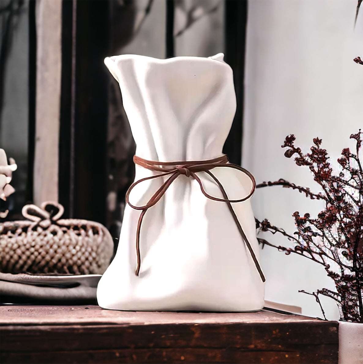 Unique Paper Bag Vase