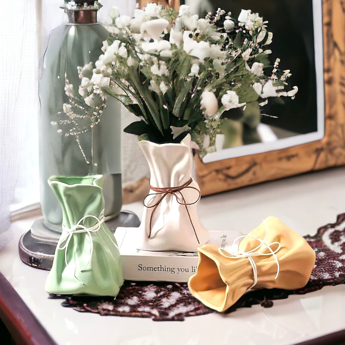 Unique Paper Bag Vase