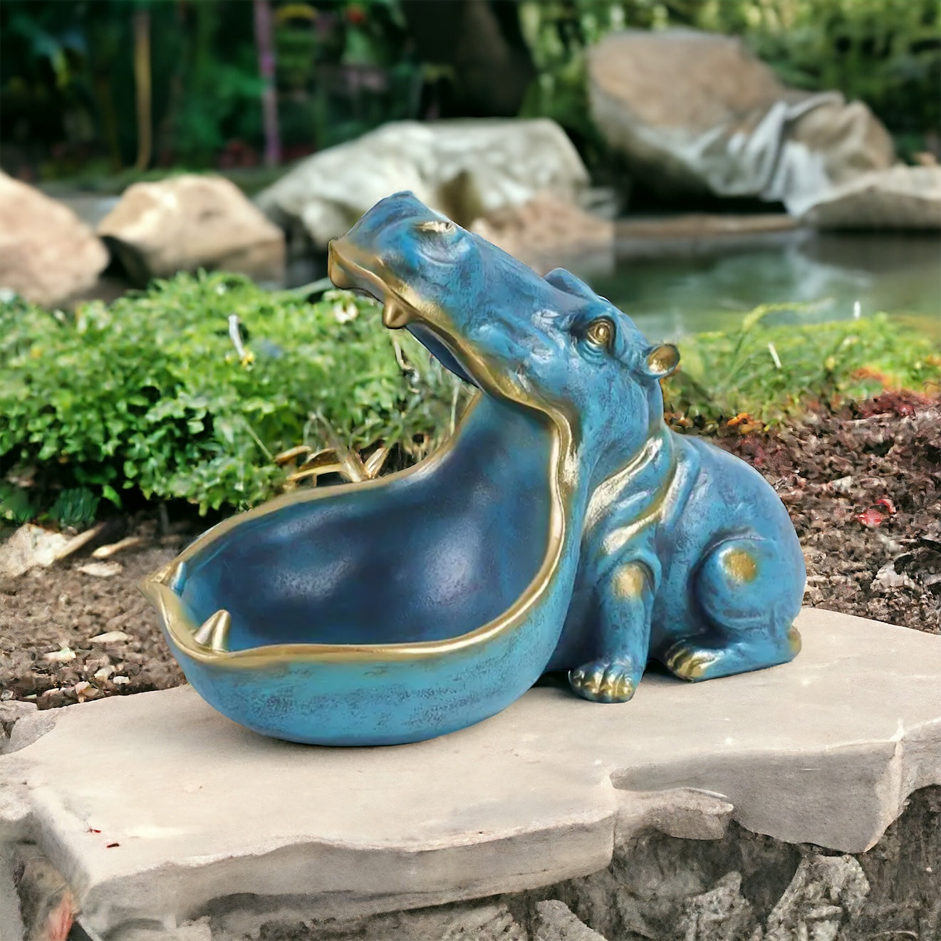 Hungry Hippo Storage Ornament