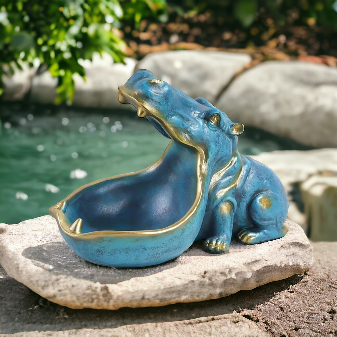 Hungry Hippo Storage Ornament